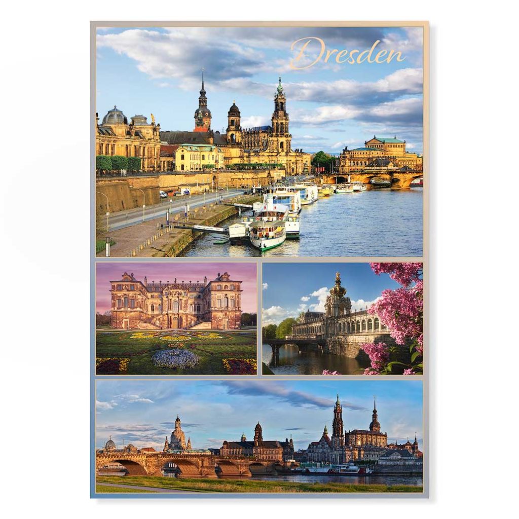 Dresden Postkarte lui056 Hans Fineart