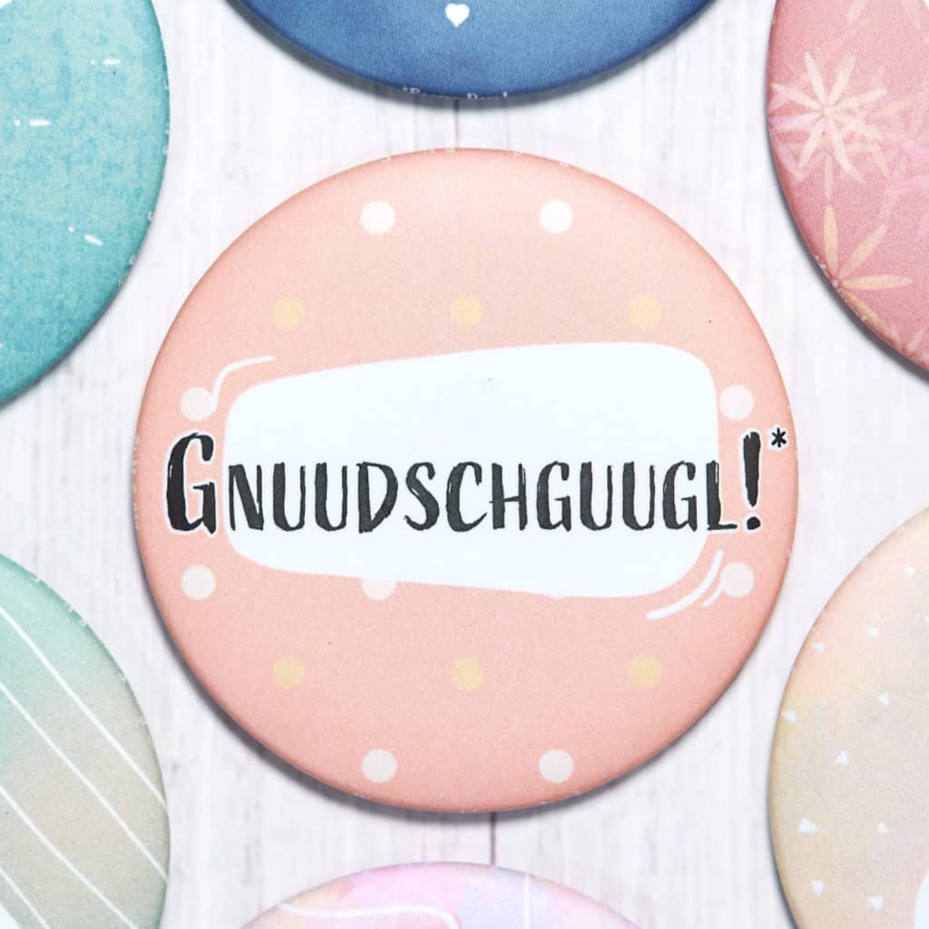 Sächsischer Magnet "Gnuudschguugl!" Hans Fineart