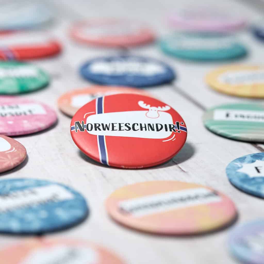 Sächsischer Magnet "Norweeschndir!" Hans Fineart